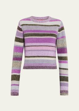Stripe Cashmere Sweater