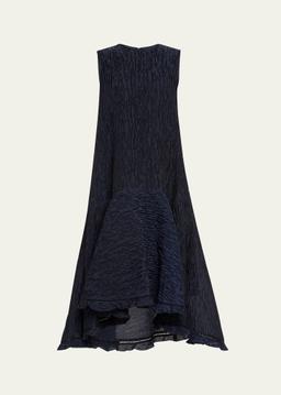 Sera Crinkle High-Low Dress