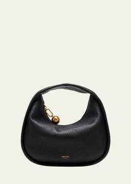 Clara Mini Zip Leather Top-Handle Bag