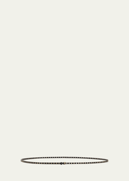 Skinny Grommet Leather Belt