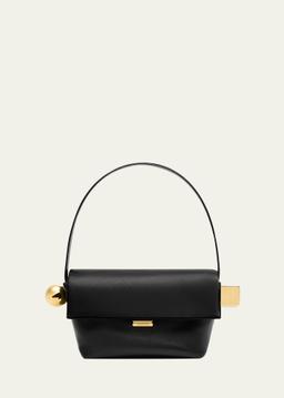 Le Rond Carre Leather Shoulder Bag