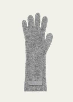 Les Gants Knit Wool-Blend Gloves