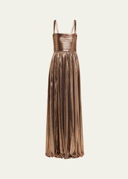 Iris Metallic Maxi Dress