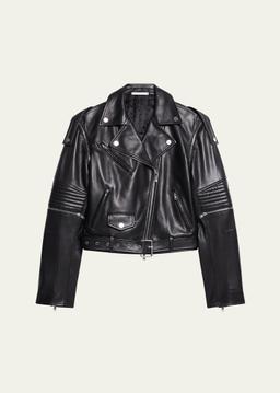Astro Convertible Leather Biker Jacket