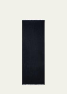 Crystal Embellished Cashmere-Silk Scarf