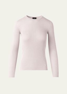 Fitted Rib-Knit Sweater