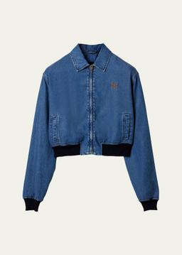 Cropped Denim Jacket