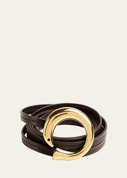 Cintura Leather Wrap Belt