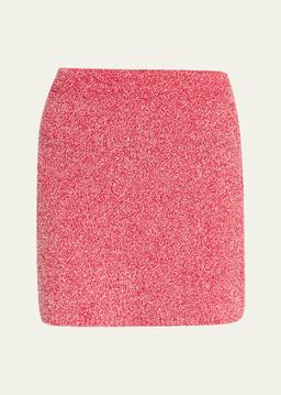 Textured Knit Mini Skirt