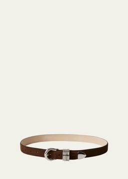 Hollyhock Suede Belt