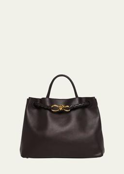 Andiamo Medium Leather Tote Bag