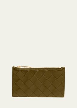 Zip Leather Card Case