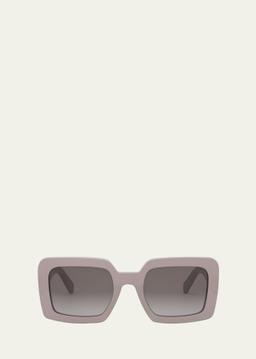 Triomphe Acetate Square Sunglasses