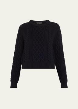 Renata Cable Cashmere Sweater