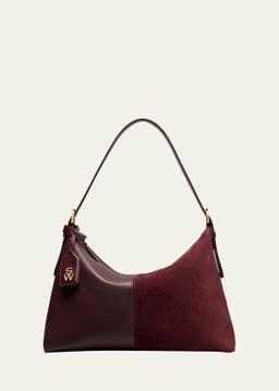 5050 Suede & Leather Shoulder Bag