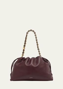 Flamenco Large Napa Lambskin Shoulder Bag