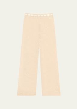 Angel Fish Knit Lace Joggers