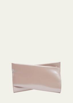 Loubitwist Small Patent Leather Clutch Bag