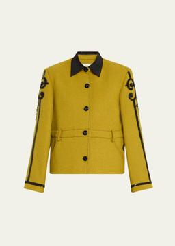 Sequined New York Wool Jacket