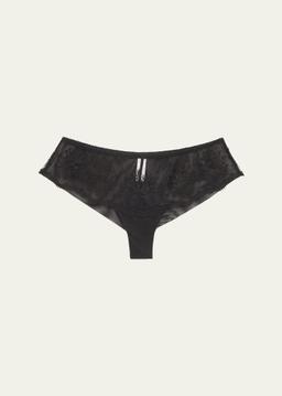 Intrigue Embroidered Tulle Boyshorts