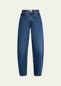 Low Slung Barrel Jeans