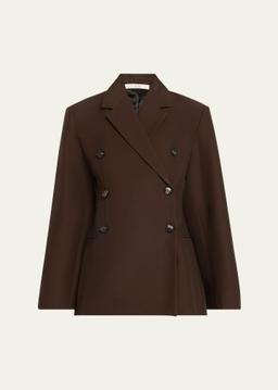Double-Breasted Wool Blazer