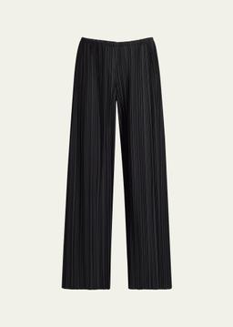 Gala Wide-Leg Pleated Pants