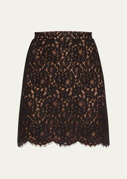 Lace Mini Skirt