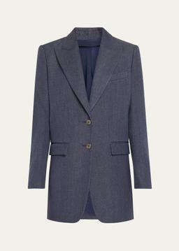 Denim Boyfriend Blazer