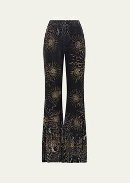 Call Me Cleopatra Flare Jersey Pants