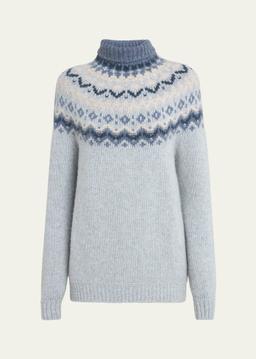 Alpe Pile Turtleneck Cashmere GG 3 Sweater