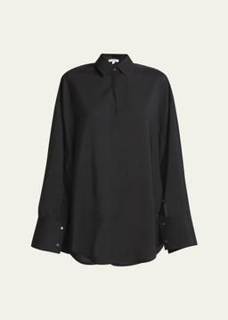 Wool Button Down Blouse