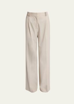 Savannah Wool Gabardine Suiting Pants