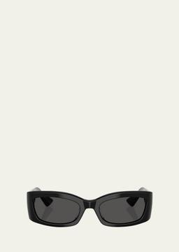 Ov5575su Rectangle Acetate Sunglasses