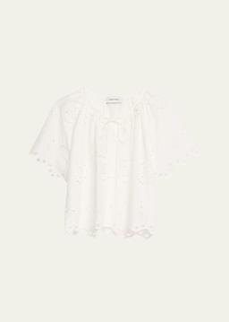 Broderie Blouse