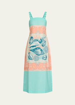 Gerbera Scarf Maxi Dress
