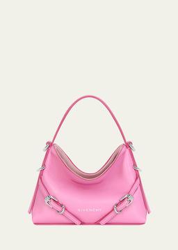 Voyou Nano Top-Handle Bag in Leather