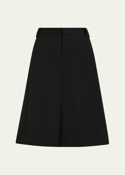 Valentine A-Line Wool Shorts