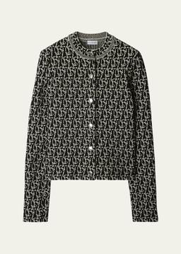 B Shield Wool Cardigan