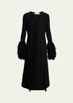 Elete Textured Cashmere Coat