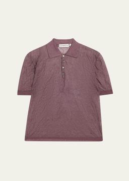 Luke Crinkle Polo Shirt