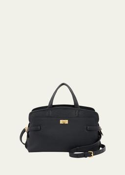 Wilson Small Calf Leather Top-Handle Bag