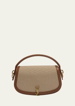 Voltaire YSL Shoulder Bag in Canvas and Leather