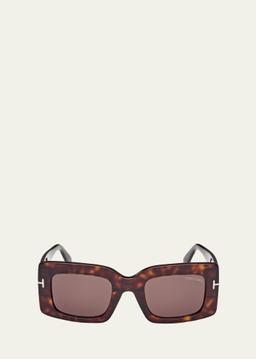 Brigitta Rectangle Acetate Sunglasses