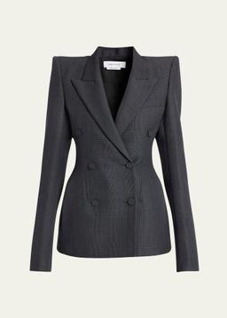 Double-Breasted Sculpted Blazer