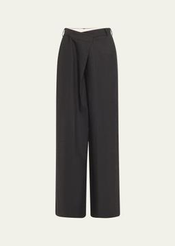 Horst Asymmetric Wool Pants