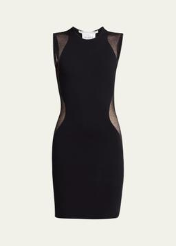 Miracle Sleeveless Compact Knit Mini Dress