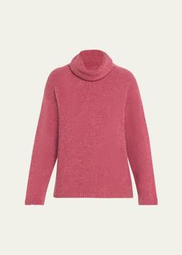 Slouchy Turtleneck Cashmere Sweater
