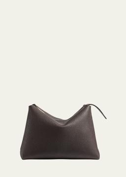 Lina Medium Zip Leather Crossbody Bag