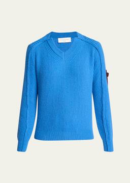 Ribbed Wool Cashmere Sweater